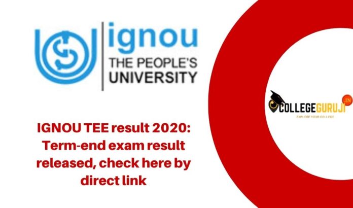 IGNOU TEE result 2020
