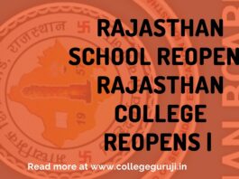 Rajasthan School Reopen