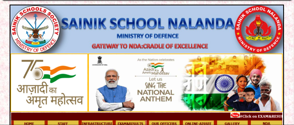 Nalanda Sainik School vacancy