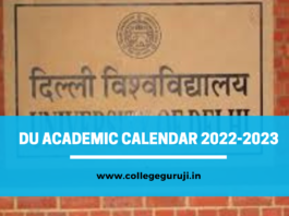 DU Academic Calendar 2022-2023