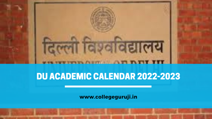DU Academic Calendar 2022-2023
