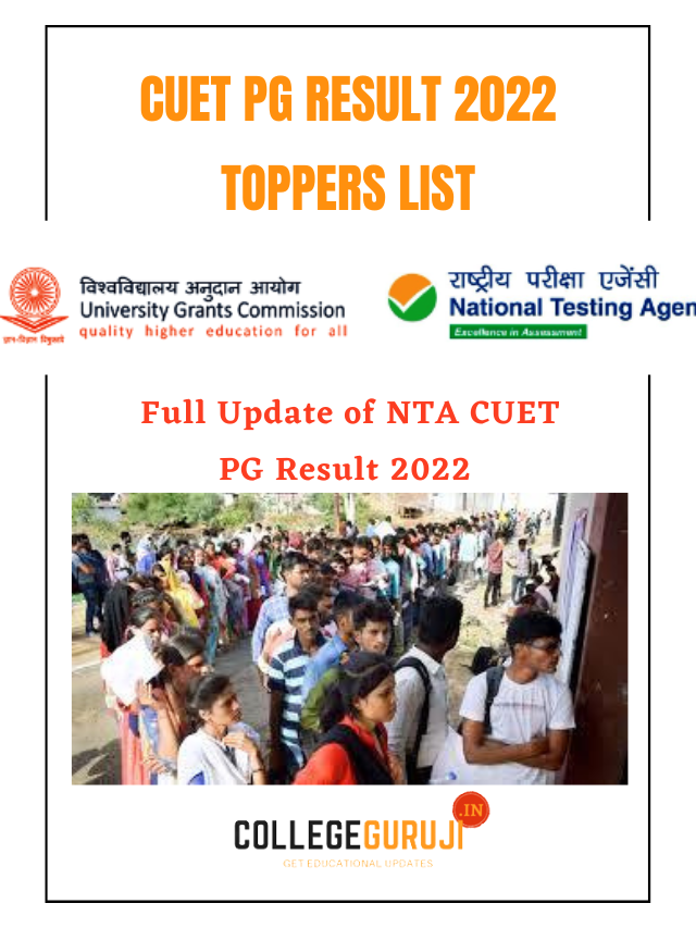 NTA CUET PG TOPPTER LIST - RESULT 2022